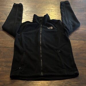 The North Face Black Full-Zip Fleece Jacket women’s size L